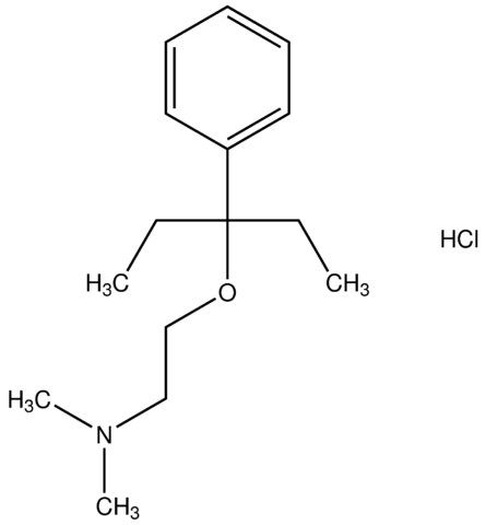 N-[2-(1-ethyl-1-phenylpropoxy)ethyl]-N,N-dimethylamine hydrochloride