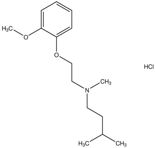 N-[2-(2-methoxyphenoxy)ethyl]-N,3-dimethyl-1-butanamine hydrochloride