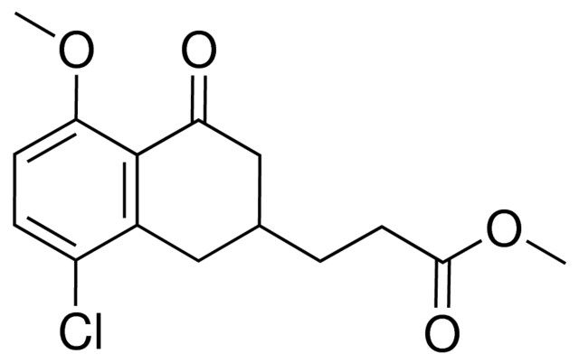 methyl 3-(8-chloro-5-methoxy-4-oxo-1,2,3,4-tetrahydro-2-naphthalenyl)propanoate