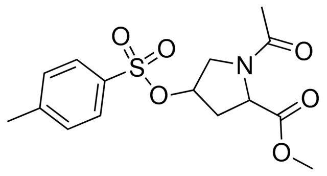 methyl 1-acetyl-4-{[(4-methylphenyl)sulfonyl]oxy}-2-pyrrolidinecarboxylate