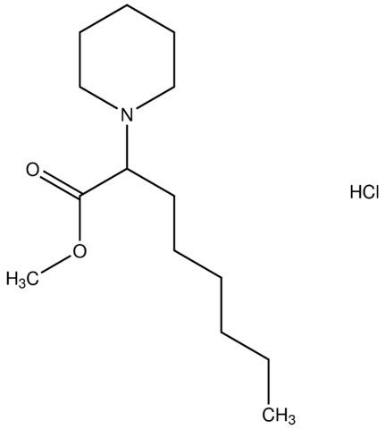 methyl 2-(1-piperidinyl)octanoate hydrochloride