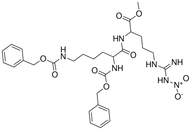 methyl 2-[(2,6-bis{[(benzyloxy)carbonyl]amino}hexanoyl)amino]-5-{[imino(2-oxido-2-oxohydrazino)methyl]amino}pentanoate