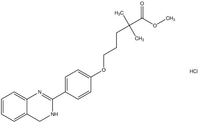 methyl 5-[4-(3,4-dihydro-2-quinazolinyl)phenoxy]-2,2-dimethylpentanoate hydrochloride