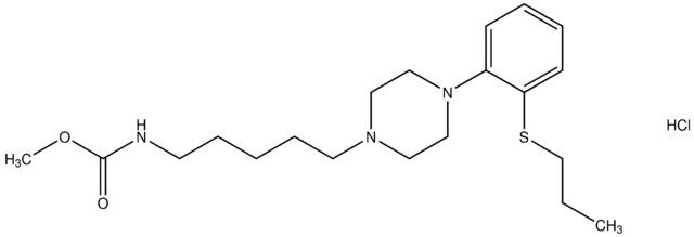 methyl 5-{4-[2-(propylsulfanyl)phenyl]-1-piperazinyl}pentylcarbamate hydrochloride