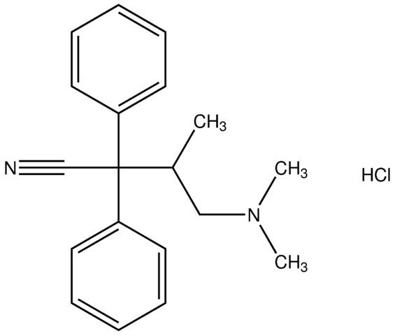 4-(dimethylamino)-3-methyl-2,2-diphenylbutanenitrile hydrochloride