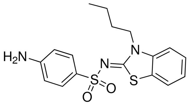 4-amino-N-((2Z)-3-butyl-1,3-benzothiazol-2(3H)-ylidene)benzenesulfonamide