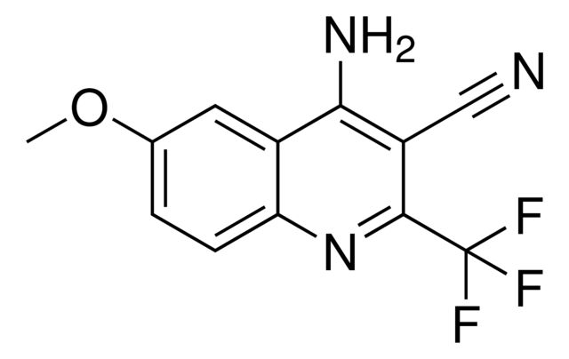 4-Amino-6-methoxy-2-(trifluoromethyl)-3-quinolinecarbonitrile