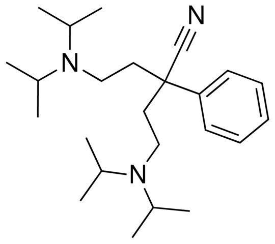 4-(diisopropylamino)-2-[2-(diisopropylamino)ethyl]-2-phenylbutanenitrile