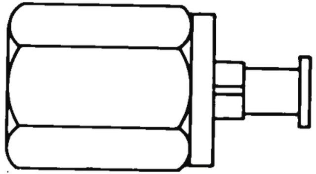 Adapter, 1/4 in. NPTF to F Luer-Lok