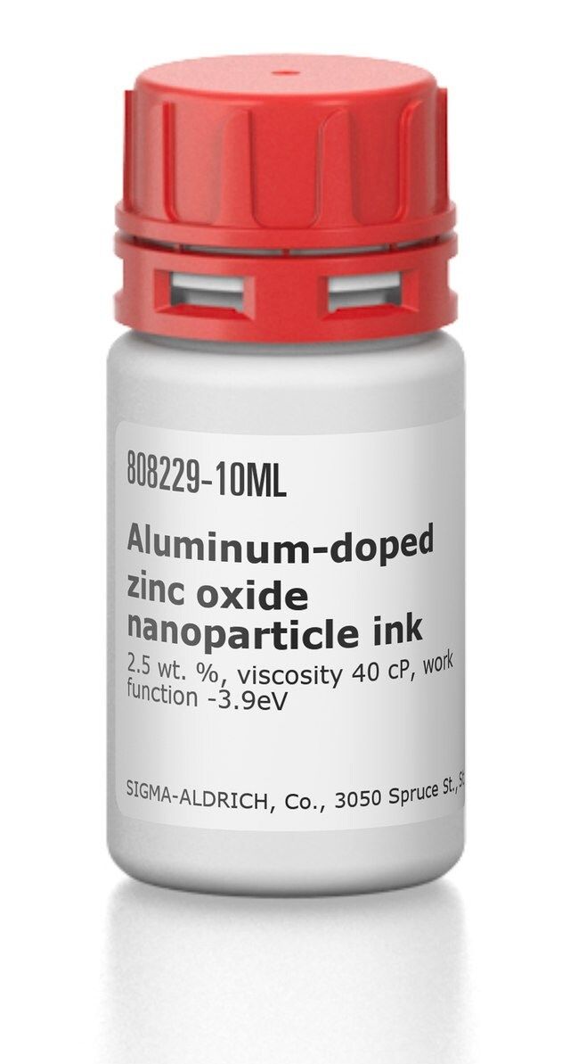 Aluminum-doped zinc oxide nanoparticle ink