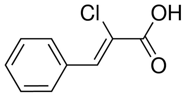 (2Z)-2-chloro-3-phenyl-2-propenoic acid