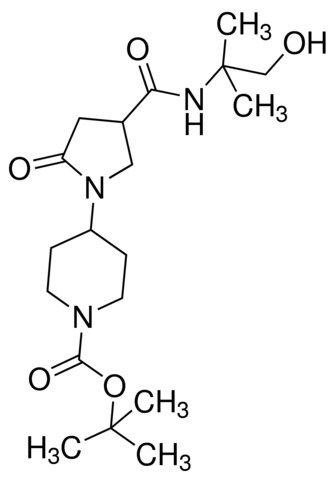 <i>tert</i>-Butyl 4-(4-{[(2-hydroxy-1,1-dimethylethyl)amino]carbonyl}-2-oxo-1-pyrrolidinyl)-1-piperidinecarboxylate