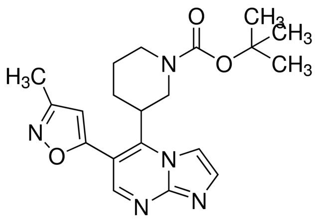 <i>tert</i>-Butyl 3-[6-(3-methyl-5-isoxazolyl)imidazo[1,2-<i>a</i>]pyrimidin-5-yl]-1-piperidinecarboxylate