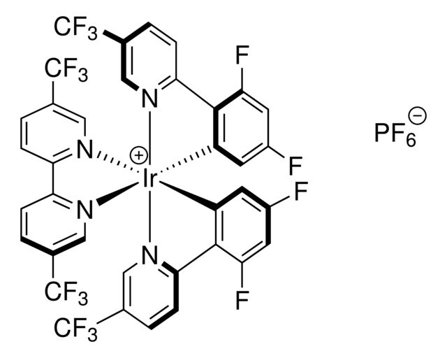 [Ir(dFCF<sub>3</sub>ppy)<sub>2</sub>-(5,5′-dCF<sub>3</sub>bpy)]PF<sub>6</sub>