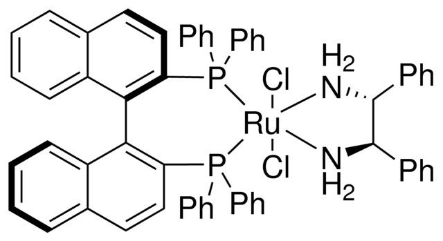 Dichloro[(<i>R</i>)-(+)-2,2′-bis(diphenylphosphino)-1,1′-binaphthyl][(1<i>R</i>,2<i>R</i>)-(+)-1,2-diphenylethylenediamine)ruthenium(II)