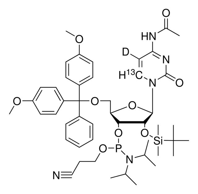 DMT-2′O-TBDMS-rC(ac)-6-<sup>13</sup>C,5-d phosphoramidite