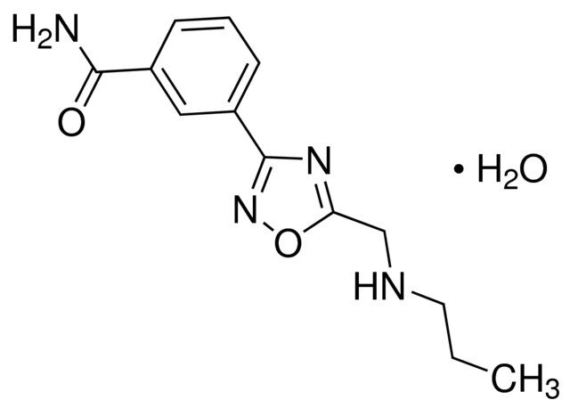 3-{5-[(Propylamino)methyl]-1,2,4-oxadiazol-3-yl}benzamide hydrate