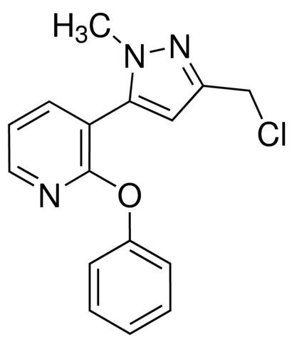 3-[3-(Chloromethyl)-1-methyl-1<i>H</i>-pyrazol-5-yl]-2-pyridinyl phenyl ether