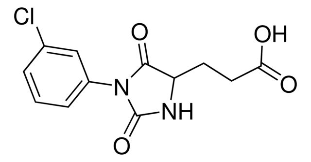 3-[1-(3-Chlorophenyl)-2,5-dioxo-4-imidazolidinyl]propanoic acid