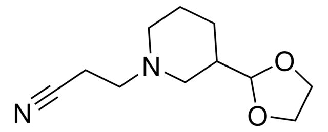 3-[3-(1,3-Dioxolan-2-yl)-1-piperidinyl]propanenitrile
