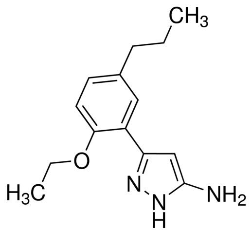 3-(2-Ethoxy-5-propylphenyl)-1<i>H</i>-pyrazol-5-ylamine