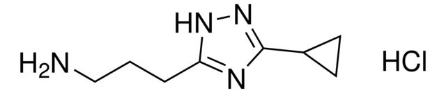 3-(5-Cyclopropyl-1H-1,2,4-triazol-3-yl)propan-1-amine hydrochloride