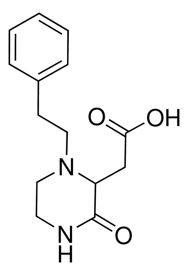 [3-Oxo-1-(2-phenylethyl)-2-piperazinyl]acetic acid