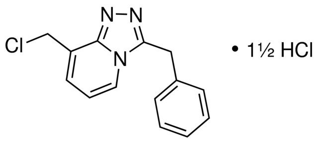 3-Benzyl-8-(chloromethyl)[1,2,4]triazolo[4,3-<i>a</i>]pyridine sesquihydrochloride