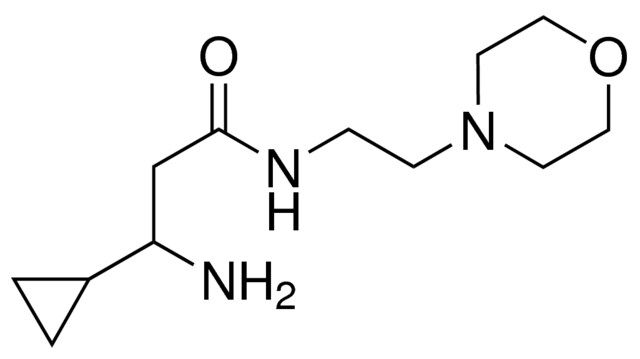 3-Amino-3-cyclopropyl-<i>N</i>-(2-morpholinoethyl)propanamide