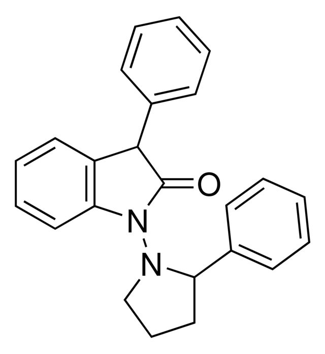 3-Phenyl-1-(2-phenyl-1-pyrrolidinyl)-1,3-dihydro-2H-indol-2-one