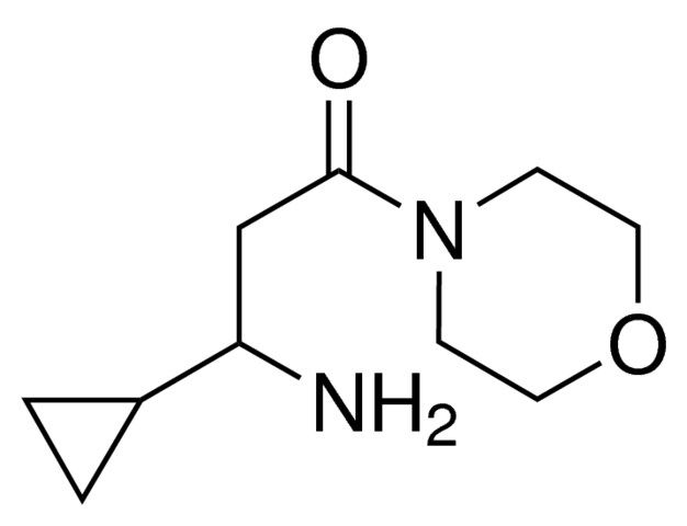3-Amino-3-cyclopropyl-1-morpholinopropan-1-one