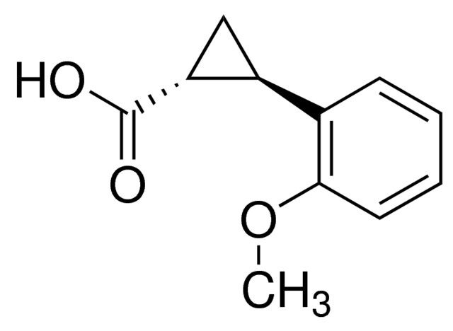 (1<i>R</i>,2<i>R</i>)-2-(2-Methoxyphenyl)cyclopropanecarboxylic acid