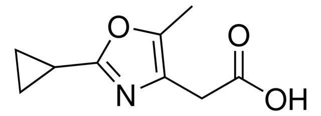 (2-Cyclopropyl-5-methyl-1,3-oxazol-4-yl)acetic acid