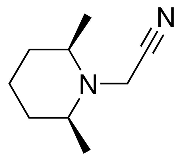 [(2R,6S)-2,6-Dimethyl-1-piperidinyl]acetonitrile