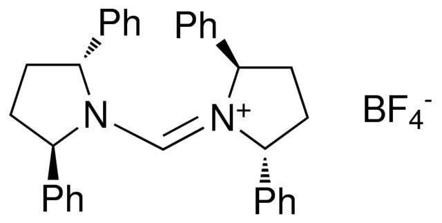 (2<i>R</i>,5<i>R</i>)-1-(((2<i>R</i>,5<i>R</i>)-2,5-Diphenylpyrrolidin-1-yl)methylene)-2,5-diphenylpyrrolidinium tetrafluoroborate