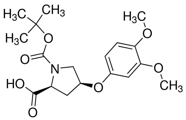 (2<i>S</i>,4<i>S</i>)-1-(<i>tert</i>-Butoxycarbonyl)-4-(3,4-dimethoxyphenoxy)-2-pyrrolidinecarboxylic acid