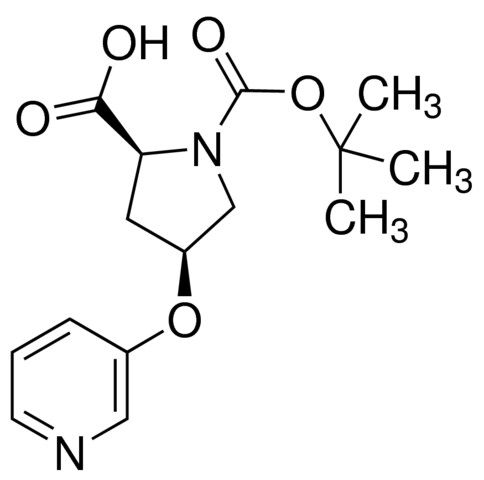 (2<i>S</i>,4<i>S</i>)-1-(<i>tert</i>-Butoxycarbonyl)-4-(3-pyridinyloxy)-2-pyrrolidinecarboxylic acid