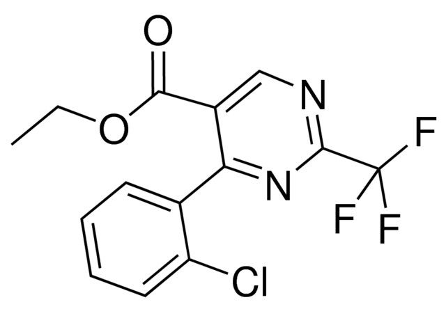 Ethyl 2-trifluoromethyl-4-(2-chlorophenyl)pyrimidine-5-carboxylate