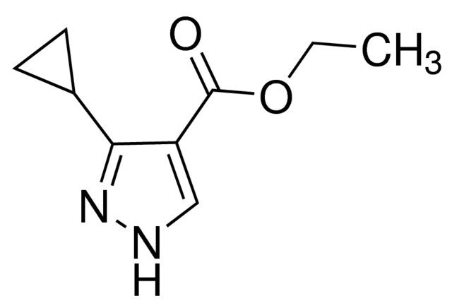 Ethyl 3-cyclopropyl-1<i>H</i>-pyrazole-4-carboxylate