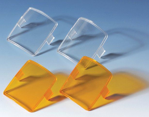 BRAND<sup>®</sup> replacement amber inspection windows for Titrette<sup>®</sup>