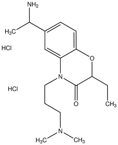 6-(1-NH<sub>2</sub>Et)-4-(3-(dimethylamino)Pr)-2-Et-2<i>H</i>-benzo[<i>b</i>]-1,4-oxazin-3(4<i>H</i>)-one diHCl