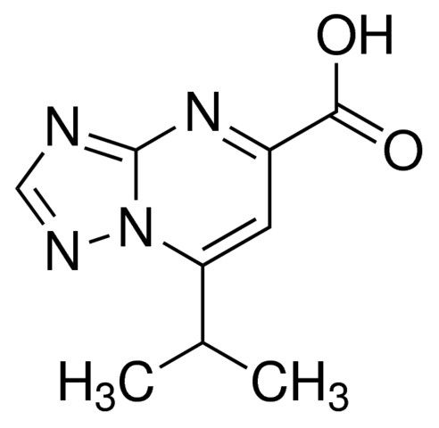 7-Isopropyl-[1,2,4]triazolo[1,5-<i>a</i>]pyrimidine-5-carboxylic acid