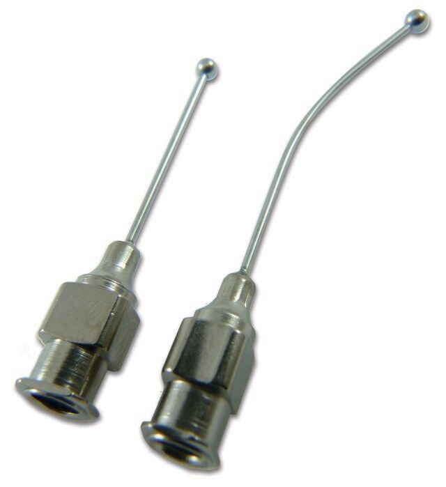 Animal feeding needle, non-sterile, reusable, type 304 SS
