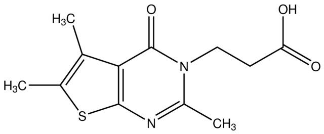 3-(2,5,6-Trimethyl-4-oxothieno[2,3-<i>d</i>]pyrimidin-3(4<i>H</i>)-yl)propionic acid