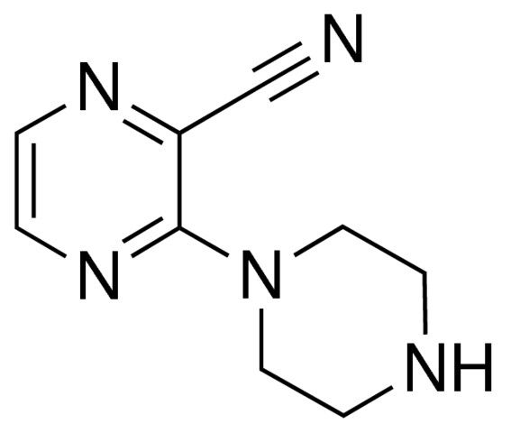 3-piperazin-1ylpyrazine-2-carbonitrile
