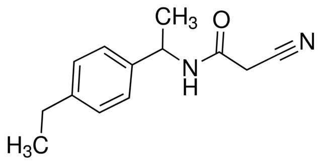 2-Cyano-<i>N</i>-[1-(4-ethylphenyl)ethyl]acetamide