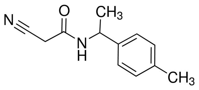 2-Cyano-<i>N</i>-[1-(4-methylphenyl)ethyl]acetamide