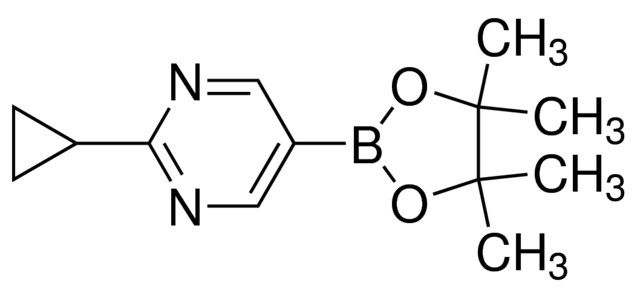 2-Cyclopropyl-5-(4,4,5,5-tetramethyl-1,3,2-dioxaborolan-2-yl)pyrimidine