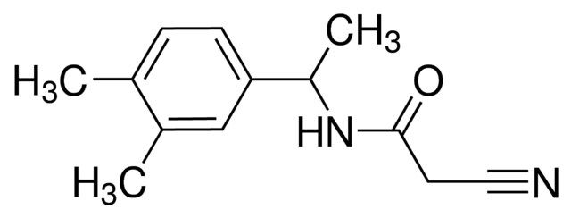 2-Cyano-<i>N</i>-[1-(3,4-dimethylphenyl)ethyl]acetamide