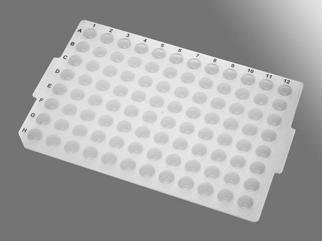 Silicone sealing mat for minitubes, pierceable, 96 Elisa and storage plates, and 750 μL 96 well plates